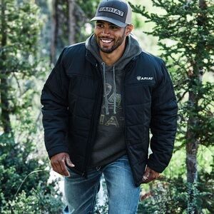 Ariat men’s Puffer zip up coat